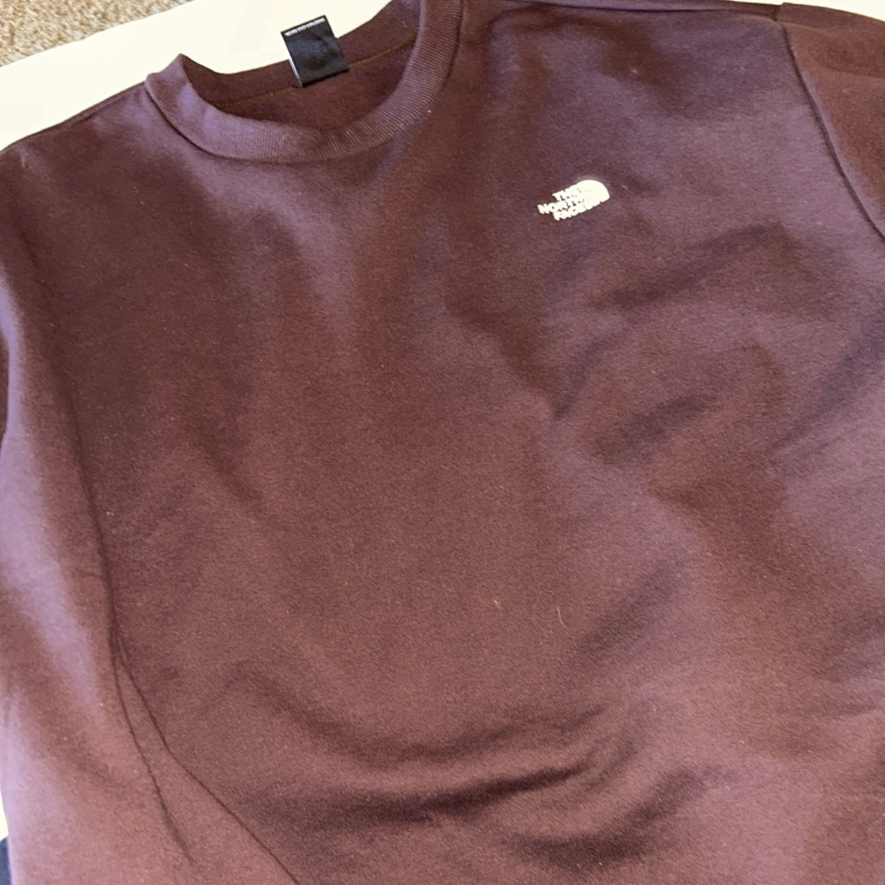 Northface Brown crewneck size large women’s